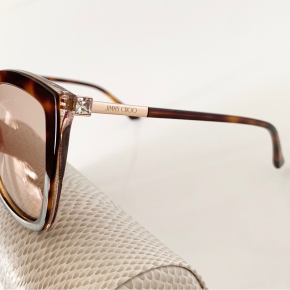 Jimmy Choo Sunglasses With Side Crystal  Gorgeous NWT - Picture 6 of 7